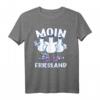 Moin Friesland Jungen & Mädchen T-Shirt - Nordsee Camping & Urlaub Sommerferien Geschenk für Kinder & Familien