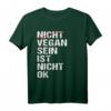 Lustiges Anti Veganer Spruch T-Shirt - Humorvolles Geschenk für Nicht-Veganer, Perfekt für Geburtstag & Weihnachten