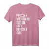 Lustiges Anti Veganer Spruch T-Shirt - Humorvolles Geschenk für Nicht-Veganer, Perfekt für Geburtstag & Weihnachten