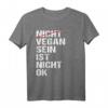 Lustiges Anti Veganer Spruch T-Shirt - Humorvolles Geschenk für Nicht-Veganer, Perfekt für Geburtstag & Weihnachten