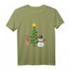 Rentier, Schneemann, Christbaum Weihnachts T-Shirt – Lustiges Festtagsdesign als Geschenk für Weihnachten, Geburtstag oder Einweihungsparty