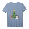 Rentier, Schneemann, Christbaum Weihnachts T-Shirt – Lustiges Festtagsdesign als Geschenk für Weihnachten, Geburtstag oder Einweihungsparty