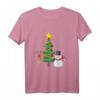 Rentier, Schneemann, Christbaum Weihnachts T-Shirt – Lustiges Festtagsdesign als Geschenk für Weihnachten, Geburtstag oder Einweihungsparty