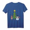 Rentier, Schneemann, Christbaum Weihnachts T-Shirt – Lustiges Festtagsdesign als Geschenk für Weihnachten, Geburtstag oder Einweihungsparty