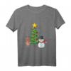 Rentier, Schneemann, Christbaum Weihnachts T-Shirt – Lustiges Festtagsdesign als Geschenk für Weihnachten, Geburtstag oder Einweihungsparty