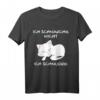 Ich Schnarche Nicht Ich Schnurre Katzen Pyjama Schlaf T-Shirt - Lustiges Geschenk für Katzenliebhaber und Katzenmamas