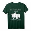 Ich Schnarche Nicht Ich Schnurre Katzen Pyjama Schlaf T-Shirt - Lustiges Geschenk für Katzenliebhaber und Katzenmamas