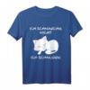 Ich Schnarche Nicht Ich Schnurre Katzen Pyjama Schlaf T-Shirt - Lustiges Geschenk für Katzenliebhaber und Katzenmamas