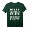 Bitte Abstand Halten Ich Bin Nicht Geimpft T-Shirt - Humorvolles Outfit für Ungeimpfte und Impfskeptiker, Geschenk für Corona-Schutzbewusste