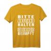 Bitte Abstand Halten Ich Bin Nicht Geimpft T-Shirt - Humorvolles Outfit für Ungeimpfte und Impfskeptiker, Geschenk für Corona-Schutzbewusste