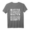 Bitte Abstand Halten Ich Bin Nicht Geimpft T-Shirt - Humorvolles Outfit für Ungeimpfte und Impfskeptiker, Geschenk für Corona-Schutzbewusste