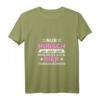 Damen Pink V-Ausschnitt T-Shirt mit Spruch 'Nur hübsch sein reicht nicht man muss auch bier trinken' – Lustiges Bier-Motiv für Frauen