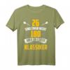 Darts 26 nicht 180 - Lustiges Dart Spruch T-Shirt für Dartfans & Dartspieler, Geschenkidee für Dart WM & Turniere