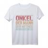 HapDeer Vintage T-Shirt für Männer - Lustiges Geschenk für Onkel, Patenonkel, Freunde und Familie zum Jubiläum, Vatertag & Männertag