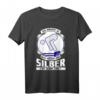 Schwimmabzeichen Nicht Angeben Aber Silber Ist Schon Cool T-Shirt – Lustiges Schwimmer Geschenk für Schwimmfans und Wassersportliebhaber