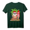 Lustiges Weihnachtsmann im Sommer Surfbrett T-Shirt – Perfekt für Strand, Hawaii, Urlaub & tropische Weihnachten
