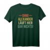 Lustiges Alexander T-Shirt – Personalisierte Namen Geschenke für Geburtstag, Weihnachten, Vatertag & Muttertag