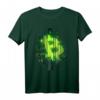 Bitcoin Code T-Shirt im Matrix Style mit Original BTC Logo - Für Miner, Trader & Hodler, Stylisches Kryptowährungen Fan-Shirt