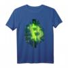 Bitcoin Code T-Shirt im Matrix Style mit Original BTC Logo - Für Miner, Trader & Hodler, Stylisches Kryptowährungen Fan-Shirt