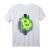 Bitcoin Code T-Shirt im Matrix Style mit Original BTC Logo - Für Miner, Trader & Hodler, Stylisches Kryptowährungen Fan-Shirt