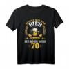 Herren 70 Jahre Geschenk - Lustiges Spruch T-Shirt zum 70. Geburtstag Spaßgeschenk für Männer, Freunde & Familie