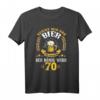 Herren 70 Jahre Geschenk - Lustiges Spruch T-Shirt zum 70. Geburtstag Spaßgeschenk für Männer, Freunde & Familie