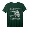 Scharfschütze T-Shirt mit Spruch 'Was mich nicht umbringt sollte rennen' - Vintage Bundeswehr Geschenk für Militär- und Scharfschützenfans