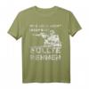 Scharfschütze T-Shirt mit Spruch 'Was mich nicht umbringt sollte rennen' - Vintage Bundeswehr Geschenk für Militär- und Scharfschützenfans