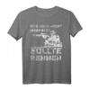 Scharfschütze T-Shirt mit Spruch 'Was mich nicht umbringt sollte rennen' - Vintage Bundeswehr Geschenk für Militär- und Scharfschützenfans
