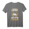 Ich höre nicht auf wenn ich müde sondern Fertig bin Landwirt T-Shirt - Unterstützung für Bauern & Erntehelfer, perfektes Geschenk für Landwirte