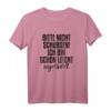 Bitte nicht schubsen! Ich bin schon leicht angetüdelt - Lustiges Party T-Shirt für Festivals, Dorffeste & Feiern