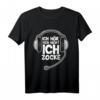 Ich Hör' Dich Nicht Ich Zocke Gamer Geschenk Idee Gaming T-Shirt – Lustiges T-Shirt für Gamer, eSports & Videospiel-Fans