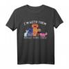 Adopt Don't Shop Shirt - Animal Rescue Ich Bin Mit Ihnen T-Shirt für Tierschützer & Tierliebhaber