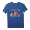 Adopt Don't Shop Shirt - Animal Rescue Ich Bin Mit Ihnen T-Shirt für Tierschützer & Tierliebhaber