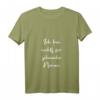 Damen HapDeer T-Shirt mit Spruch - Lustiges V-Ausschnitt Oberteil für Damen und Herren als Geschenk