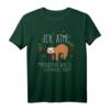 Lustiges Faultier Ich atme produktiver - Chiller Relax Geschenk T-Shirt für Entspannungsliebhaber & Humorvolle Geschenkidee zum Geburtstag
