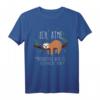 Lustiges Faultier Ich atme produktiver - Chiller Relax Geschenk T-Shirt für Entspannungsliebhaber & Humorvolle Geschenkidee zum Geburtstag