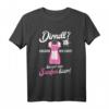 Dirndl brauch ich nicht bin nur zum Saufen hier T-Shirt - Lustiges Oktoberfest Geschenk in pink für Bierliebhaber und Partyfans