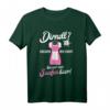 Dirndl brauch ich nicht bin nur zum Saufen hier T-Shirt - Lustiges Oktoberfest Geschenk in pink für Bierliebhaber und Partyfans