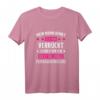Mein Mann Denkt Ich Bin Verrückt - Lustiges Ehefrau T-Shirt mit Spruch für Damen, Frauen & Ehepaare, Perfekt als Geschenk