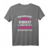Mein Mann Denkt Ich Bin Verrückt - Lustiges Ehefrau T-Shirt mit Spruch für Damen, Frauen & Ehepaare, Perfekt als Geschenk