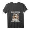 Damen Australian Shepherd T-Shirt mit V-Ausschnitt – Lustiges Hundemotiv, Geschenk für Hundebesitzer & Züchter
