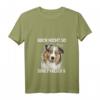 Damen Australian Shepherd T-Shirt mit V-Ausschnitt – Lustiges Hundemotiv, Geschenk für Hundebesitzer & Züchter