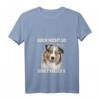 Damen Australian Shepherd T-Shirt mit V-Ausschnitt – Lustiges Hundemotiv, Geschenk für Hundebesitzer & Züchter
