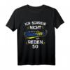 Ich schreie nicht, ich bin aus Bosnien T-Shirt – Lustiges Geschenk für Bosnier bei Veranstaltungen, Vatertag & Geburtstagsfeiern