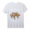 Ich bin in Rente, ich muss gar nix Faultier Langarmshirt – Lustiges Geschenk für Rentner und Faultier-Liebhaber