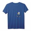 Damen Lustiges Vogel Möwe T-Shirt mit V-Ausschnitt – Maritimes Design, Strand- und Meeresmotiv, perfekt für Meerliebhaber und Urlauber