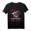 Sensenmann Spruch T-Shirt – Lächle du kannst sie nicht alle töten, lustiges Geschenk für Humorliebhaber zu Weihnachten, Vatertag & Jahrestag