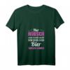 Damen Pink T-Shirt mit V-Ausschnitt - Lustiges Bier Spruch 'Nur hübsch sein reicht nicht man muss auch bier trinken' für Junggesellinnenabschied & Partyreisen