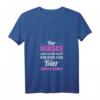 Damen Pink T-Shirt mit V-Ausschnitt - Lustiges Bier Spruch 'Nur hübsch sein reicht nicht man muss auch bier trinken' für Junggesellinnenabschied & Partyreisen